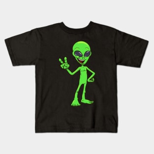 Friendly Alien Kids T-Shirt